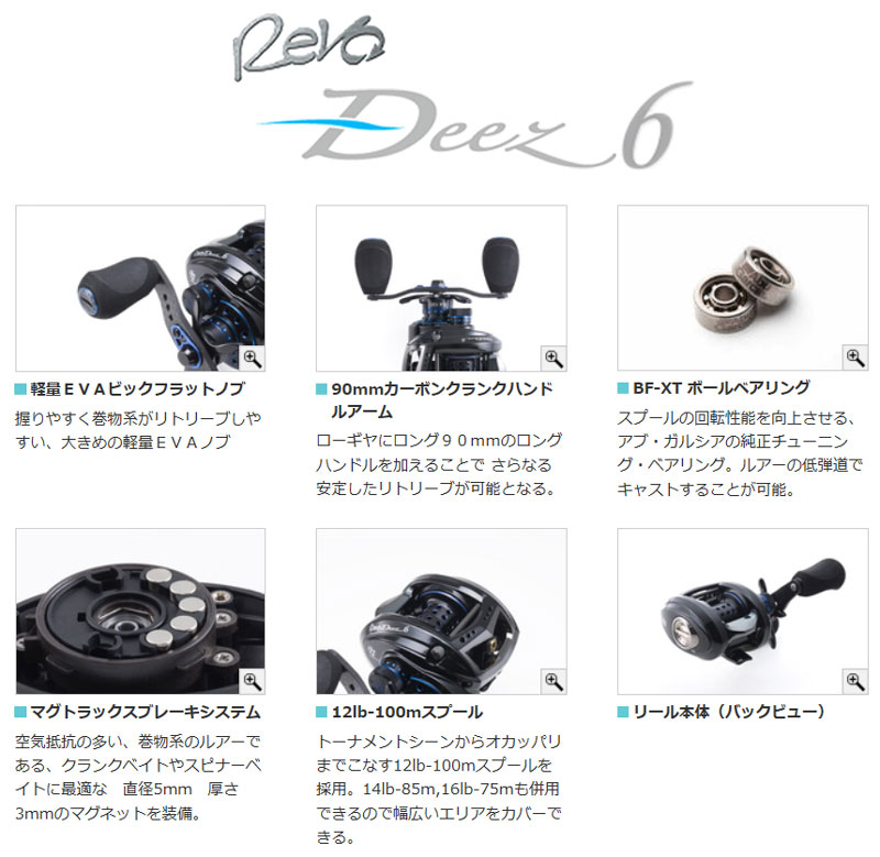 アブガルシア(Abu Garcia) Revo Deez 6(レボ ディーズシックス) 右