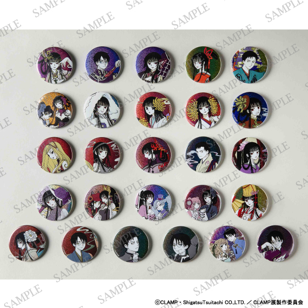 ホログラム缶バッジコレクション／xxxHOLiC（全26種） | CLAMP展