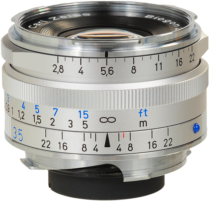 Zeiss C Biogon T* F2.8 35mm ZM Leica Fit (Silver) | Clifton Cameras