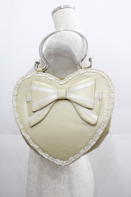 BABY,THE STARS SHINE BRIGHT / リボンハートバッグ ゴールド I-25-05