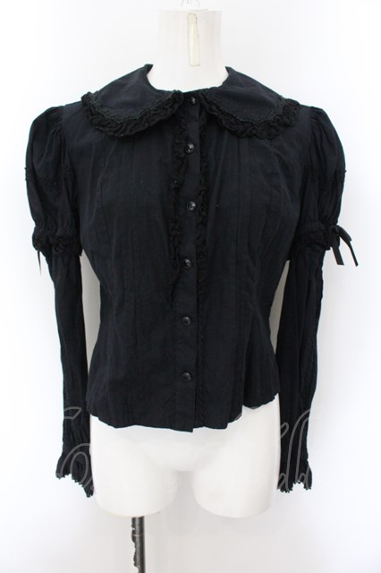 angelic pretty 半袖黒×ピンクブラウス