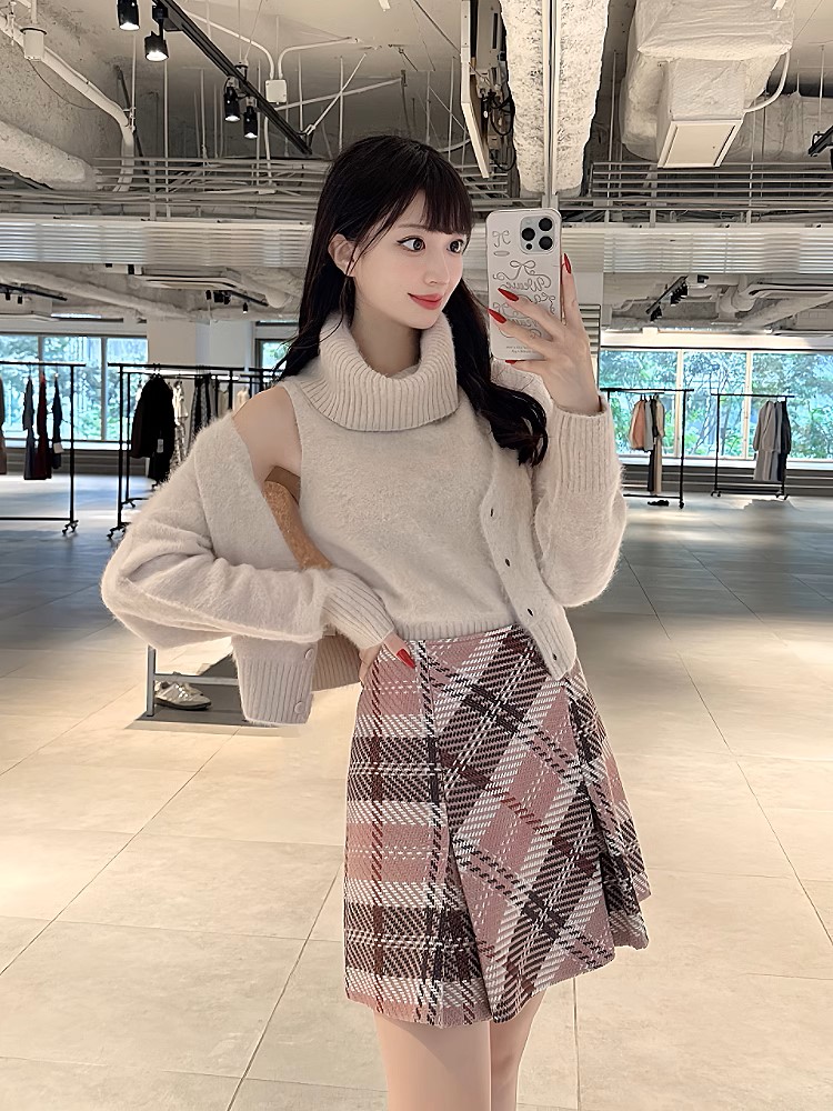 美品♡ スナイデル フォックスアルパカ カーディガン＆ノースリ