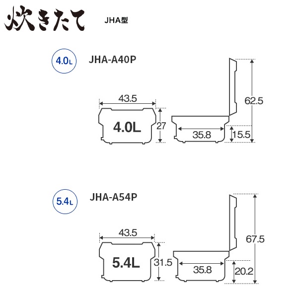 タイガー JHA-A54P(旧JHA-540A) 業務用 電子ジャー|厨房機器・熱機器
