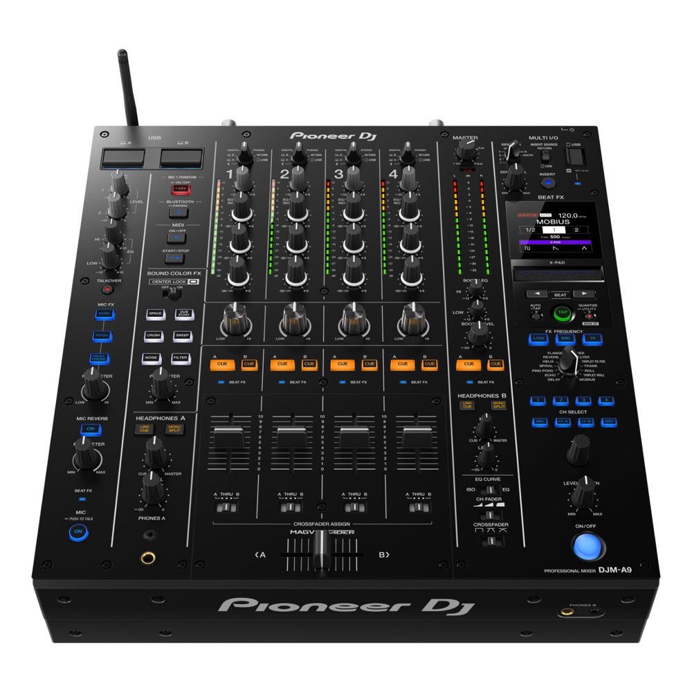 Pioneer DJ DJM-A9 4chプロフェッショナルDJミキサー(圧倒的にクリア