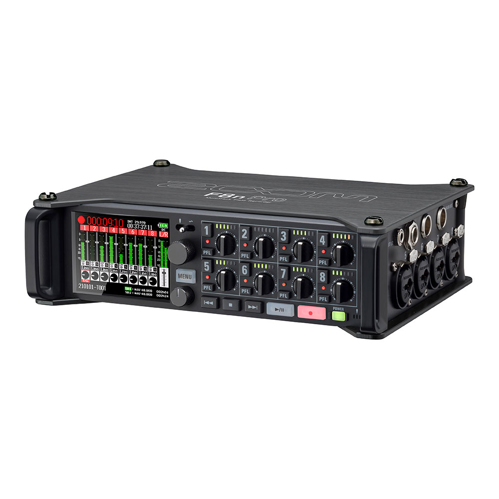 ZOOM ズーム F8n Pro マルチトラックフィールドレコーダー(デュアルAD