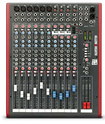 ALLEN&HEATH ZED-14 ZED1402/X ミキサー(マイク入力6系統搭載 アナログ