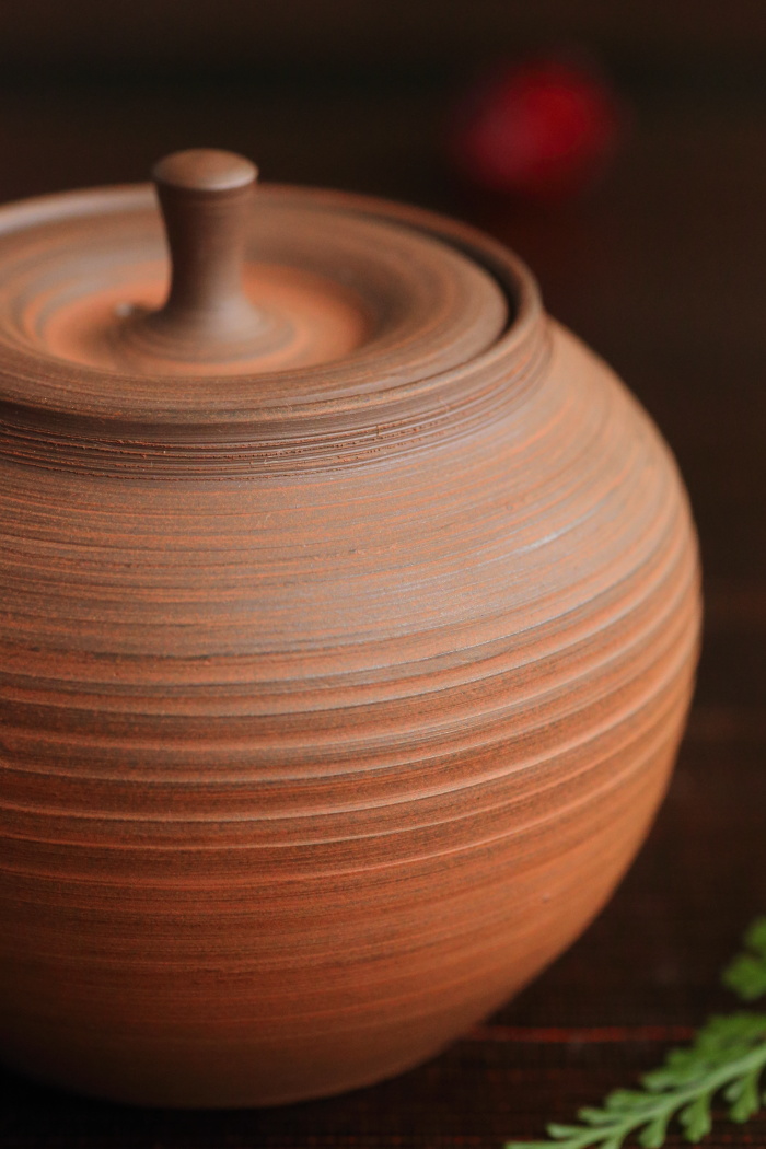 水野博之 窯変朱泥急須 満容量240ml 作家もの常滑焼煎茶器 日本茶中国