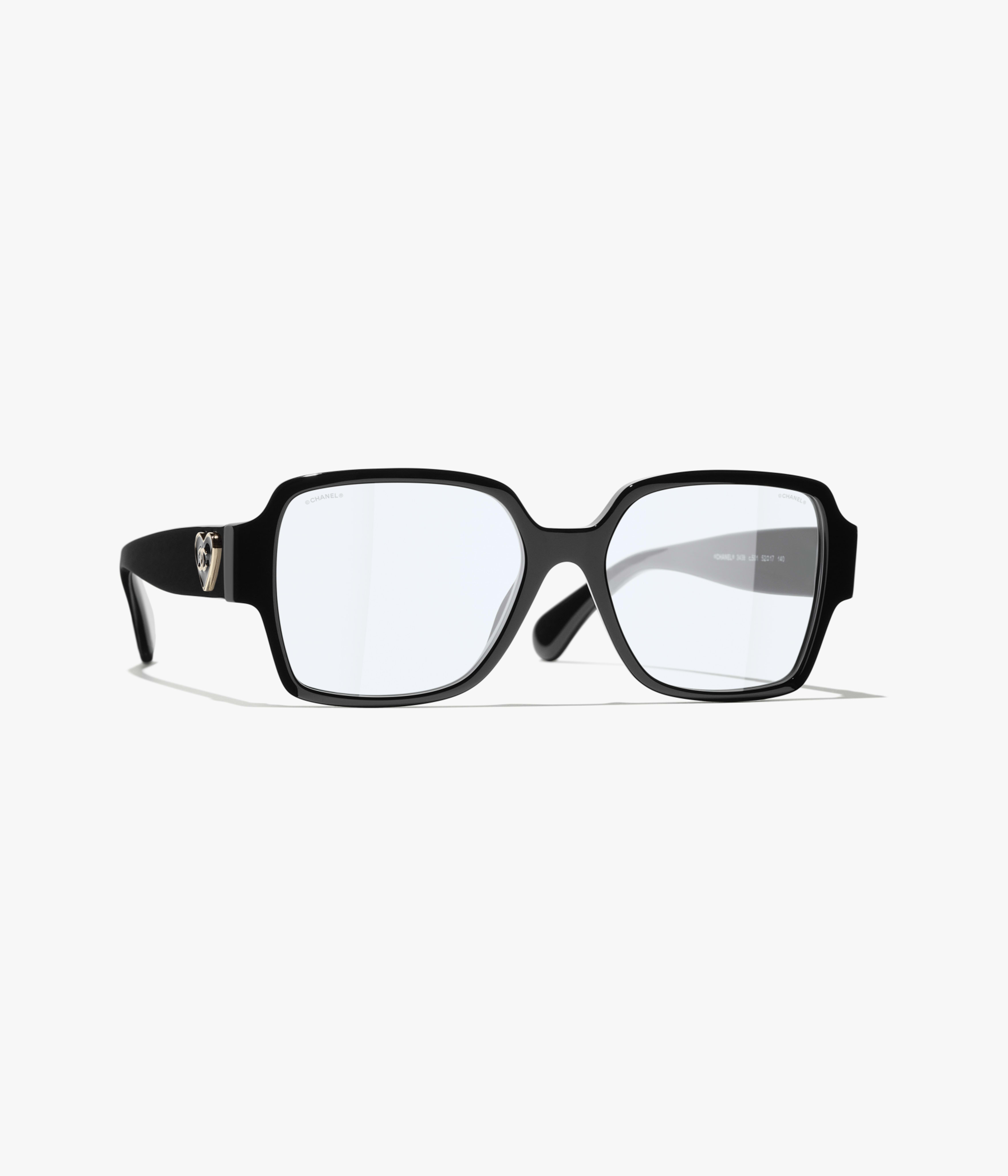 CHANEL Eyewear: Square Blue Light Glasses, acetate — Fashion | CHANEL