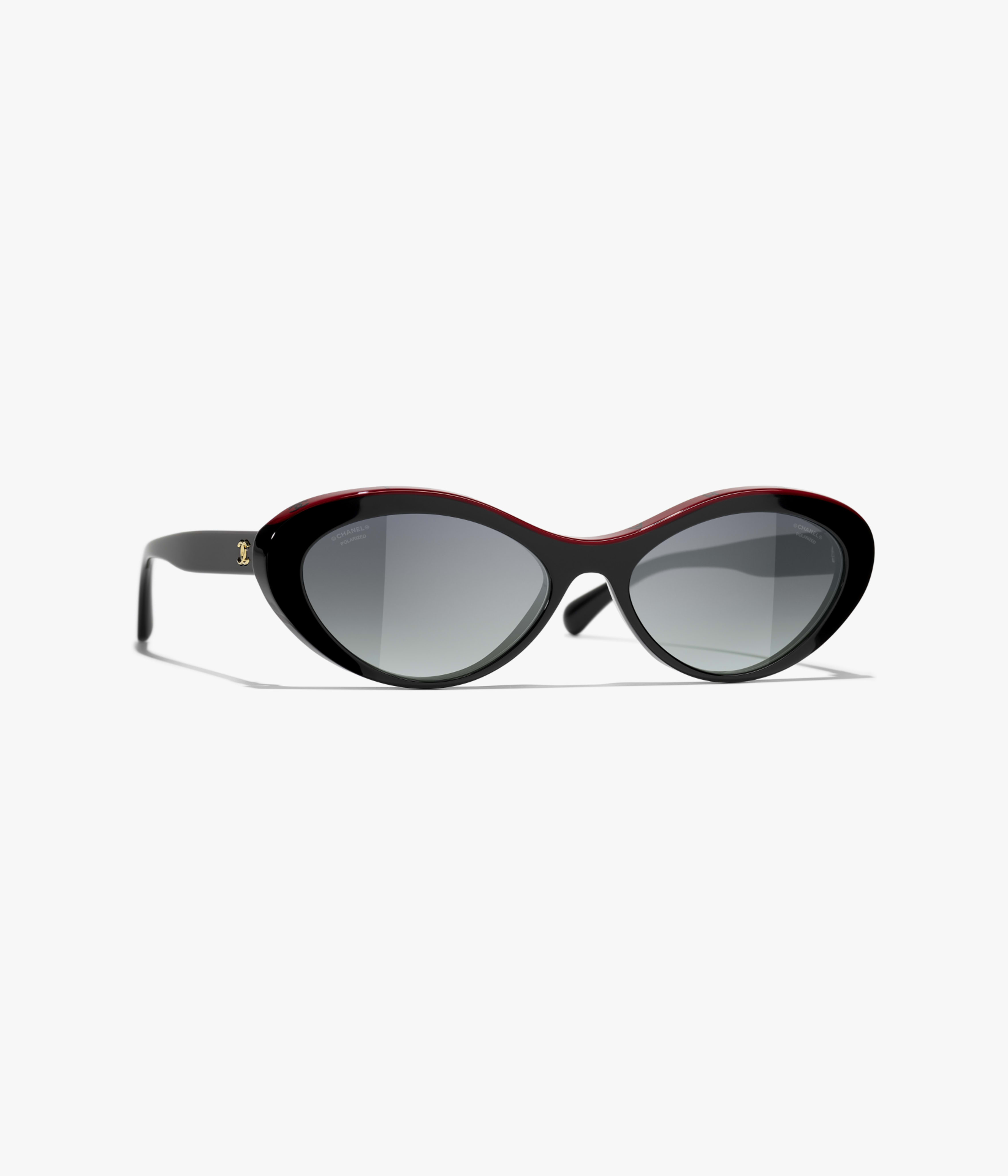 CHANEL Sunglasses: Oval Sunglasses, acetate — Fashion | CHANEL