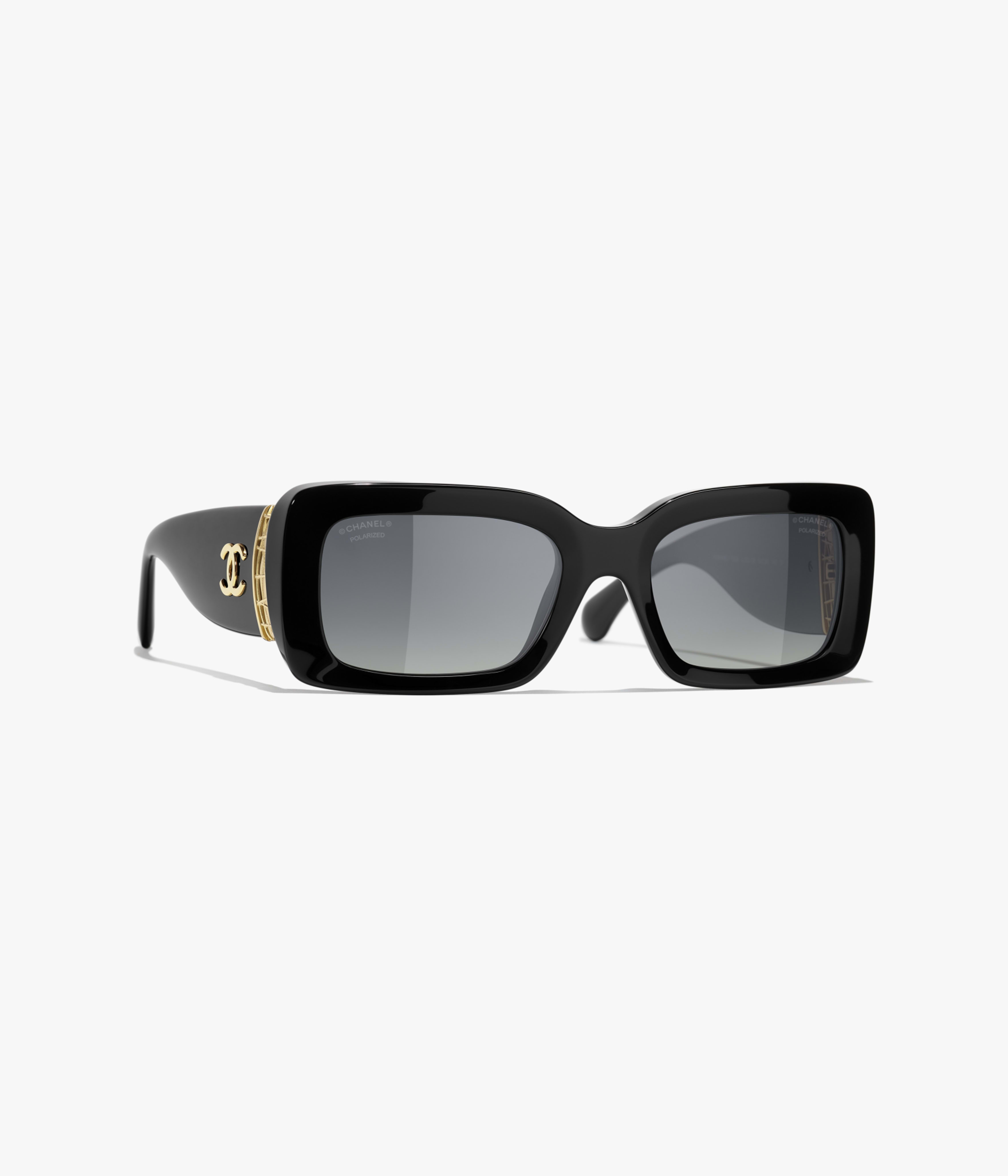 CHANEL Sunglasses: Rectangle Sunglasses, acetate — Fashion | CHANEL