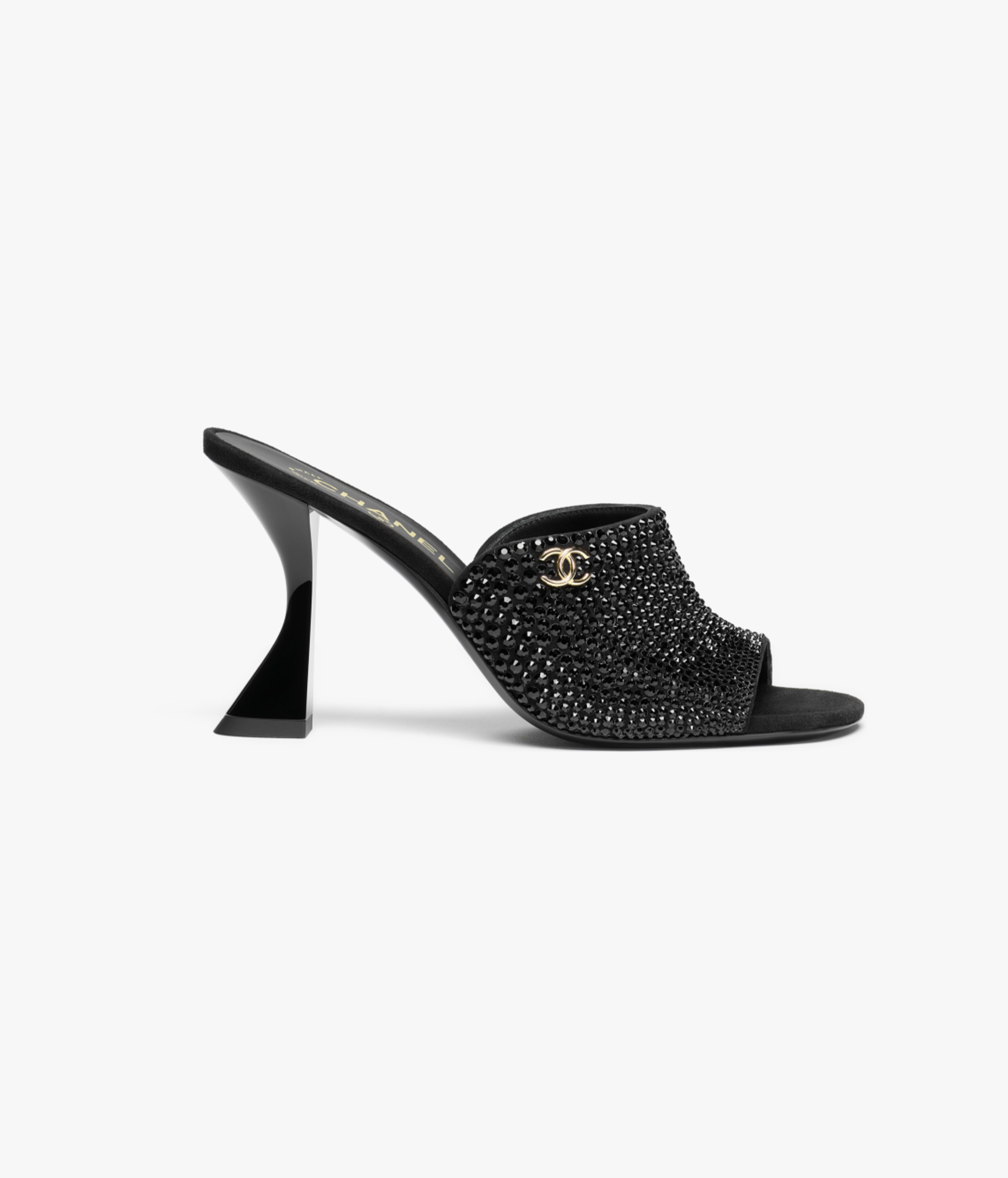 Mules - Strass, black — Fashion | CHANEL