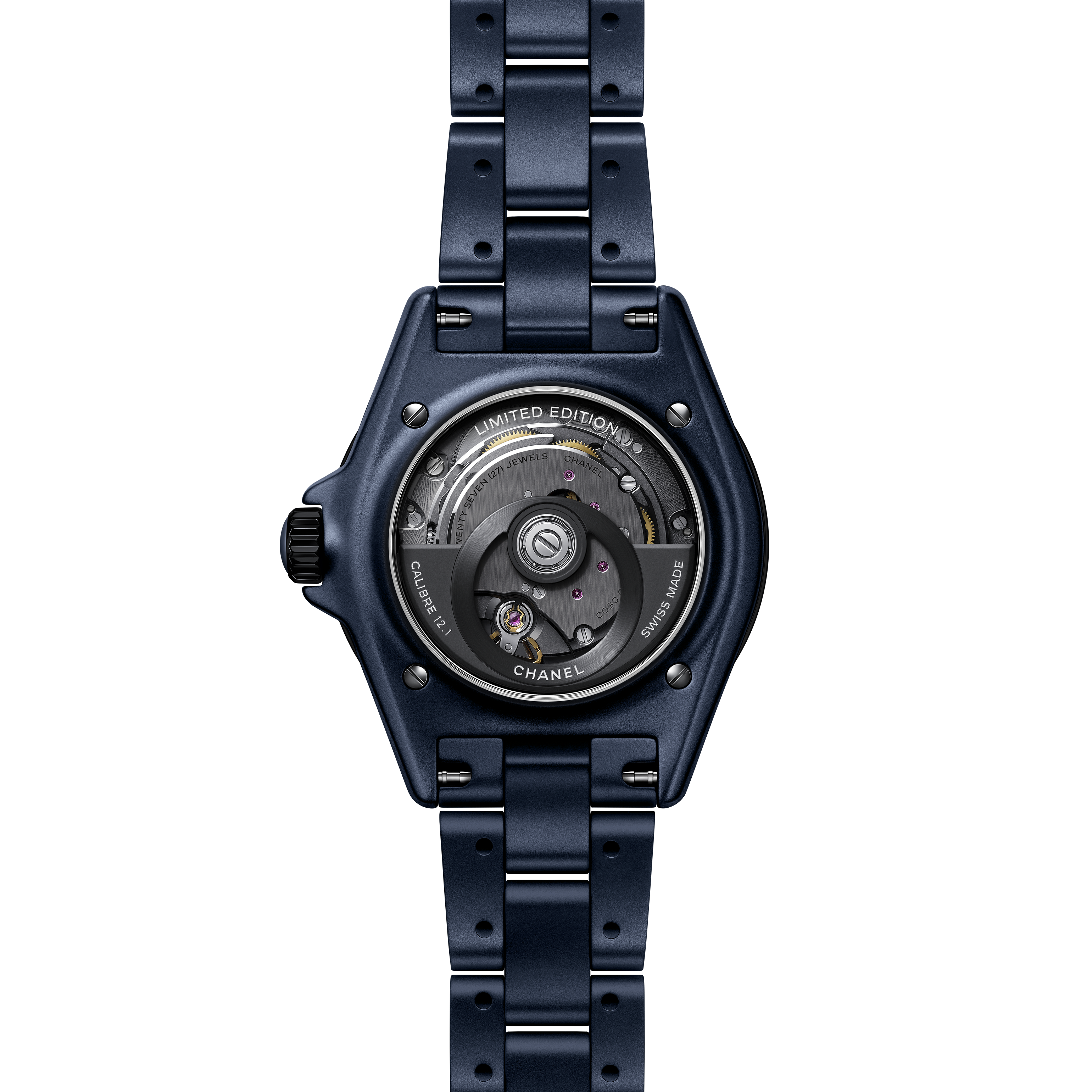 J12 Watch Caliber 12.2, 33 MM - Matte Blue Ceramic | CHANEL