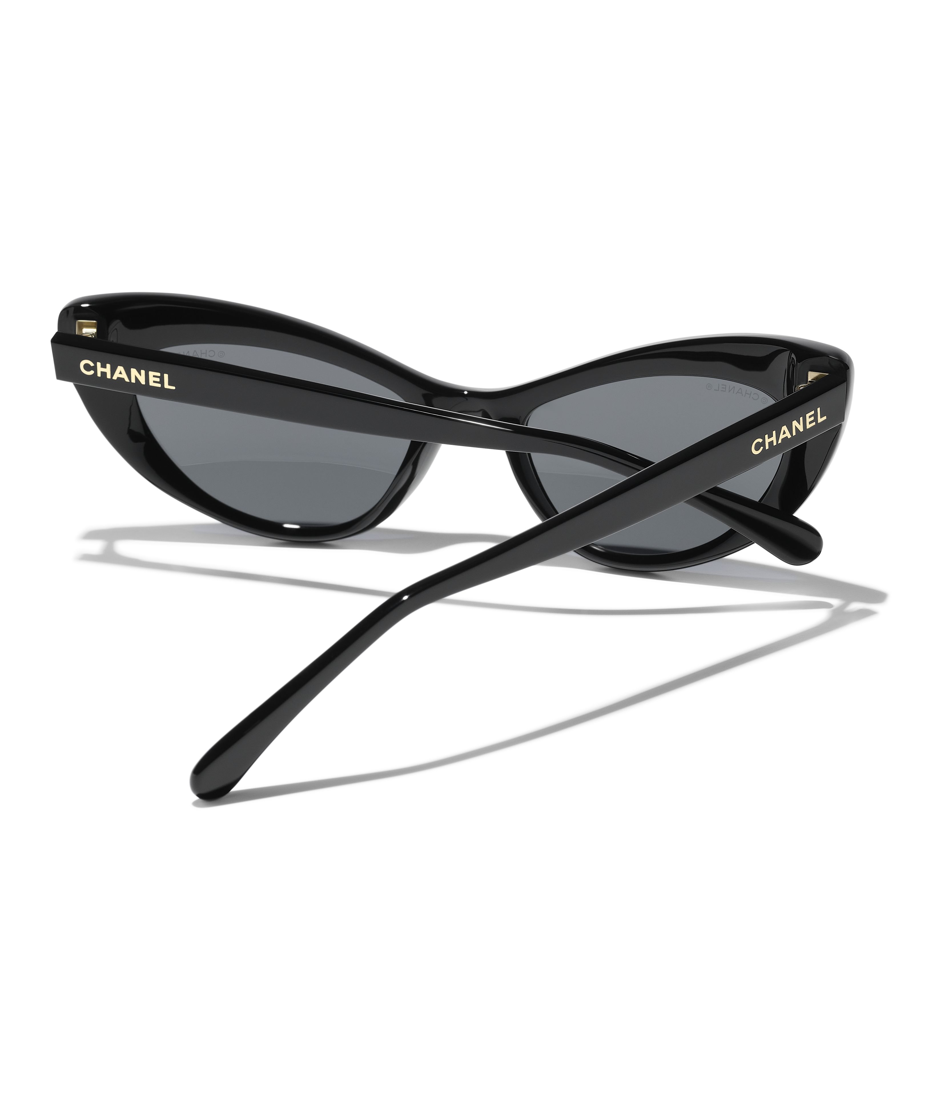 CHANEL サングラス: キャッツアイ シェイプ サングラス, アセテート