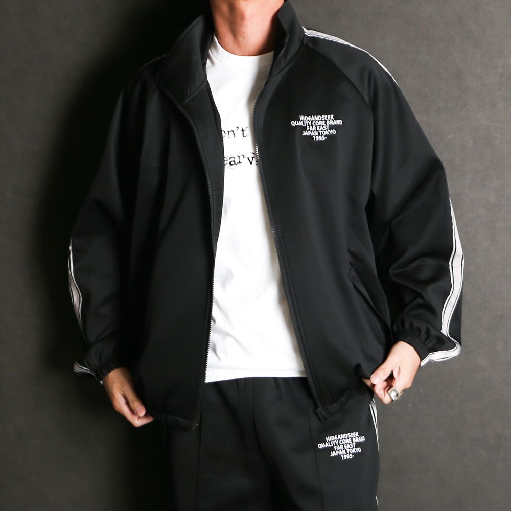 HideandSeek - 【ラスト1点-サイズL】 Jersey Track Jacket - BLK