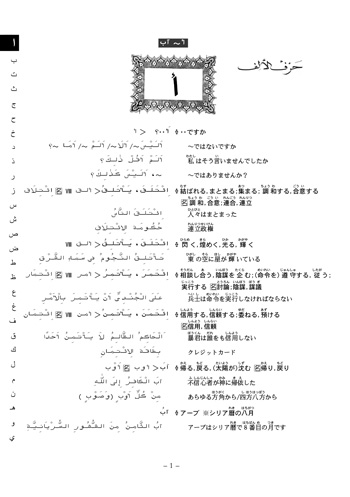 現代アラビア語辞典 アラビア語—日本語 - 田中博一 スバイハットレイス