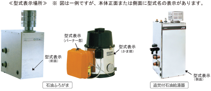長府石油ふろがま・追焚付石油給湯器をご愛用のお客様へ｜【長府製作所