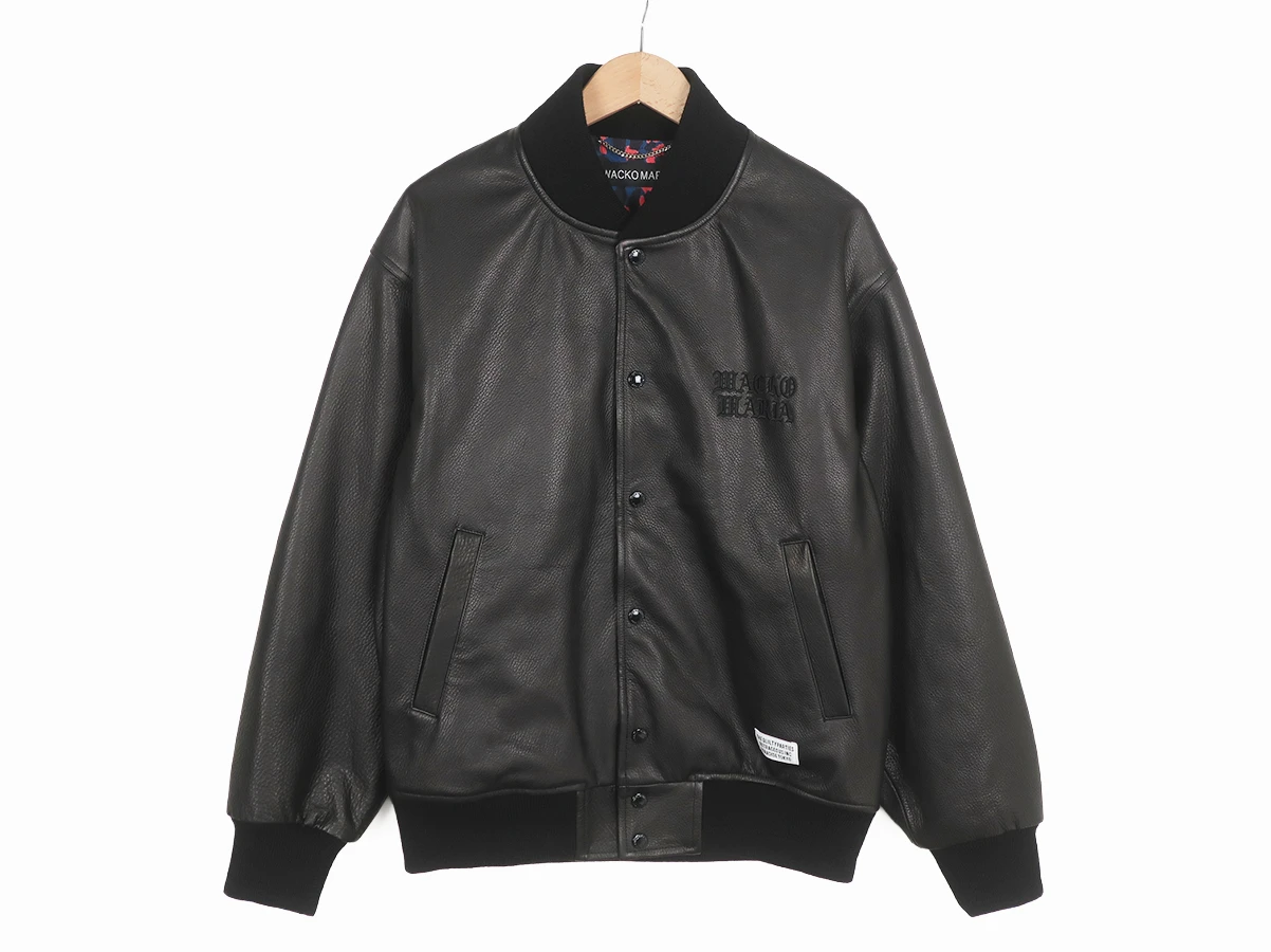 WACKO MARIA ワコマリア】LEATHER VARSITY JACKET ( TYPE-2 ) レザー
