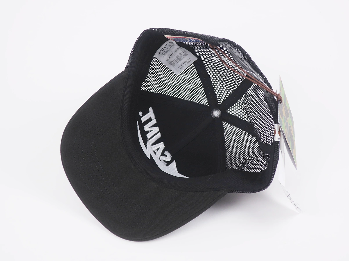 SAINT Mxxxxxx セントマイケル】BAPE_MESH CAP // BLK 公式通販 正規