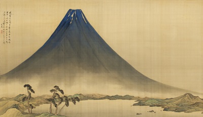 谷文晁「河口湖富士真景図」｜秋田市立千秋美術館 収蔵品データベース