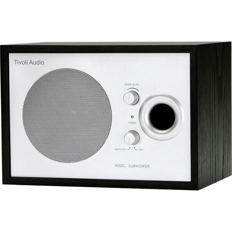 Tivoli Model Subwoofer Table Radio Black/Silver - MSBLK