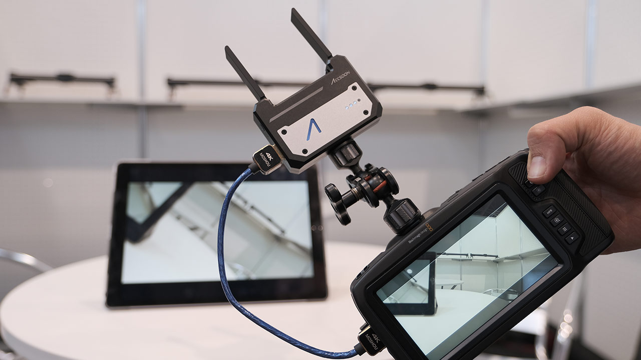 AccsoonがCineEye HDMIを発表 － FHD映像をWi-Fiで4台のスマートフォン