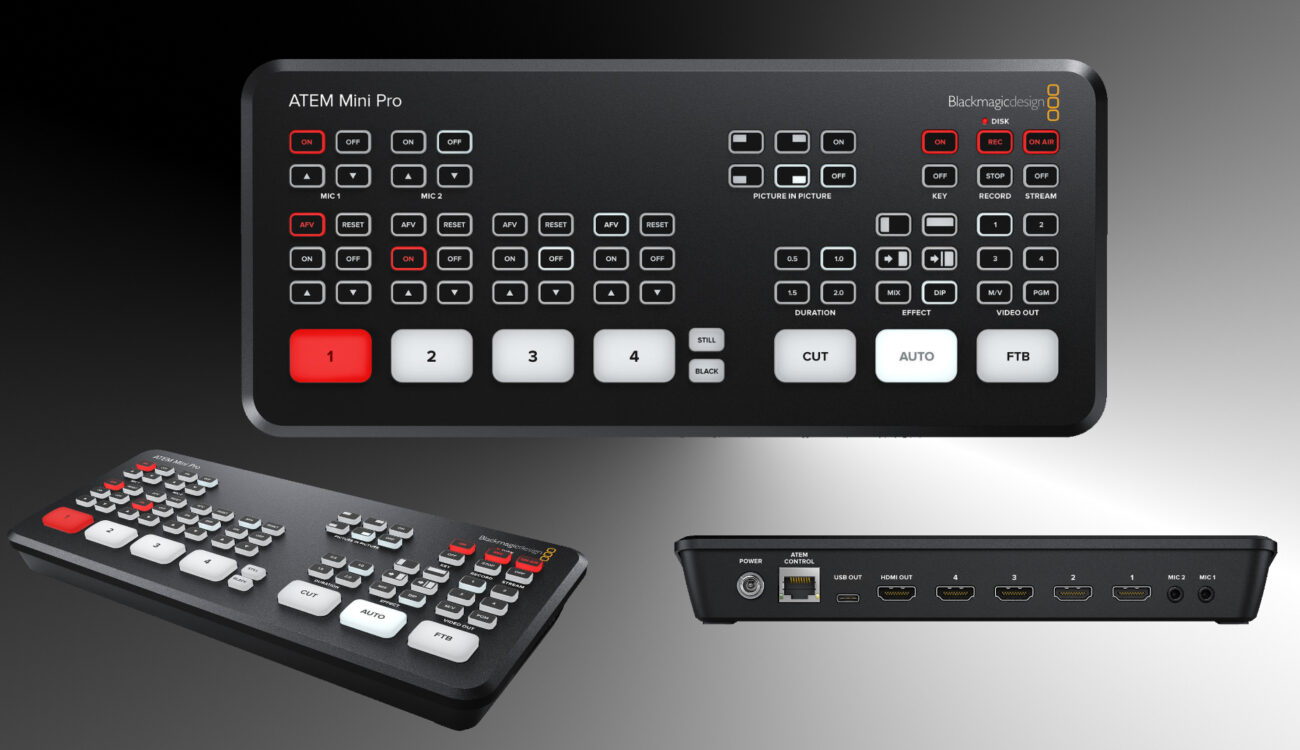 Blackmagic Design ATEM Mini Pro Switchersが値下げ | CineD