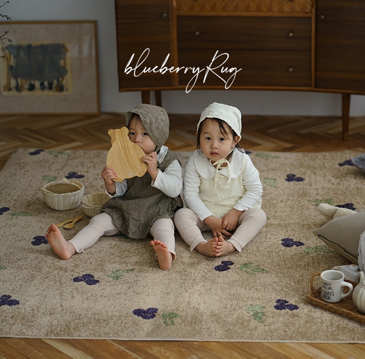 モチーフラグ ブルーベリー (185×185cm) | cucan ネットショップ