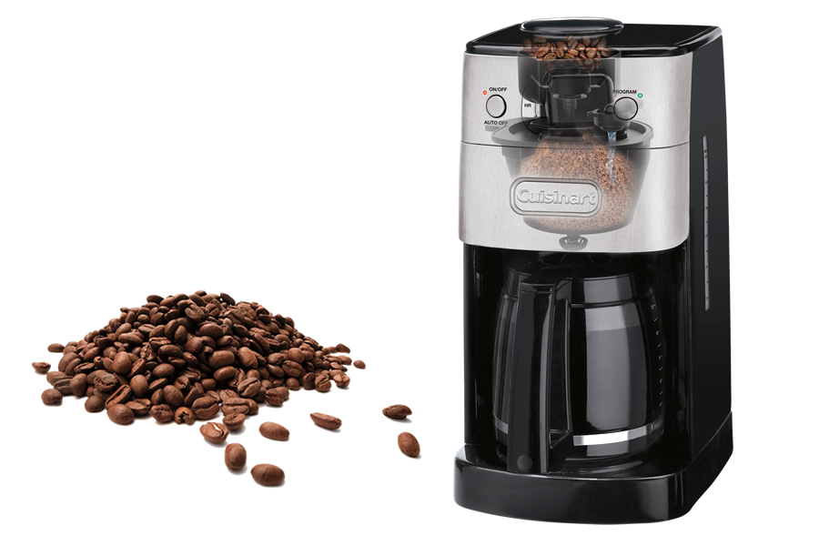 10カップ ミル付 全自動コーヒーメーカー 豆・粉両対応、予約