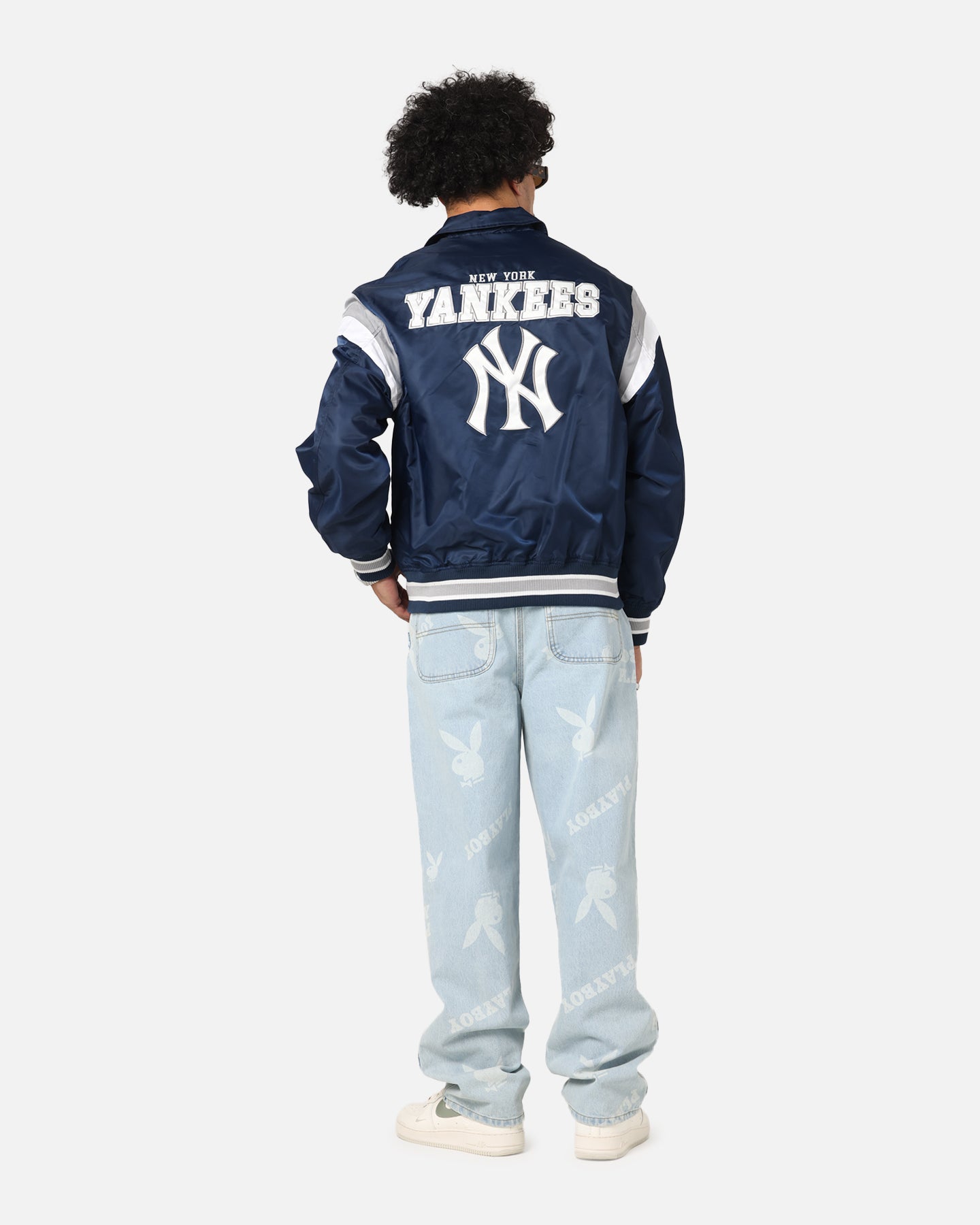 New Era New York Yankees MLB Retro Stadium Jacket Navy | Culture Kings