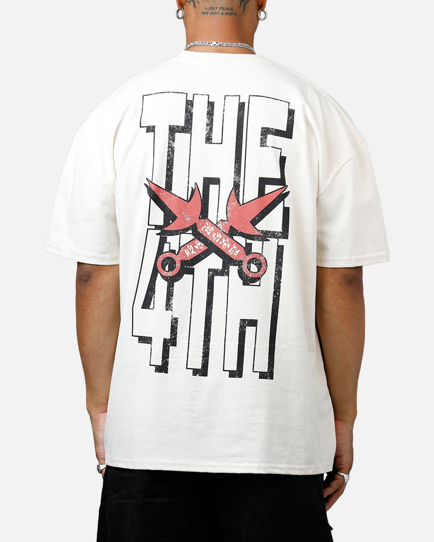 73Studio X Naruto Minato Namikaze Heavyweight T-Shirt Off White