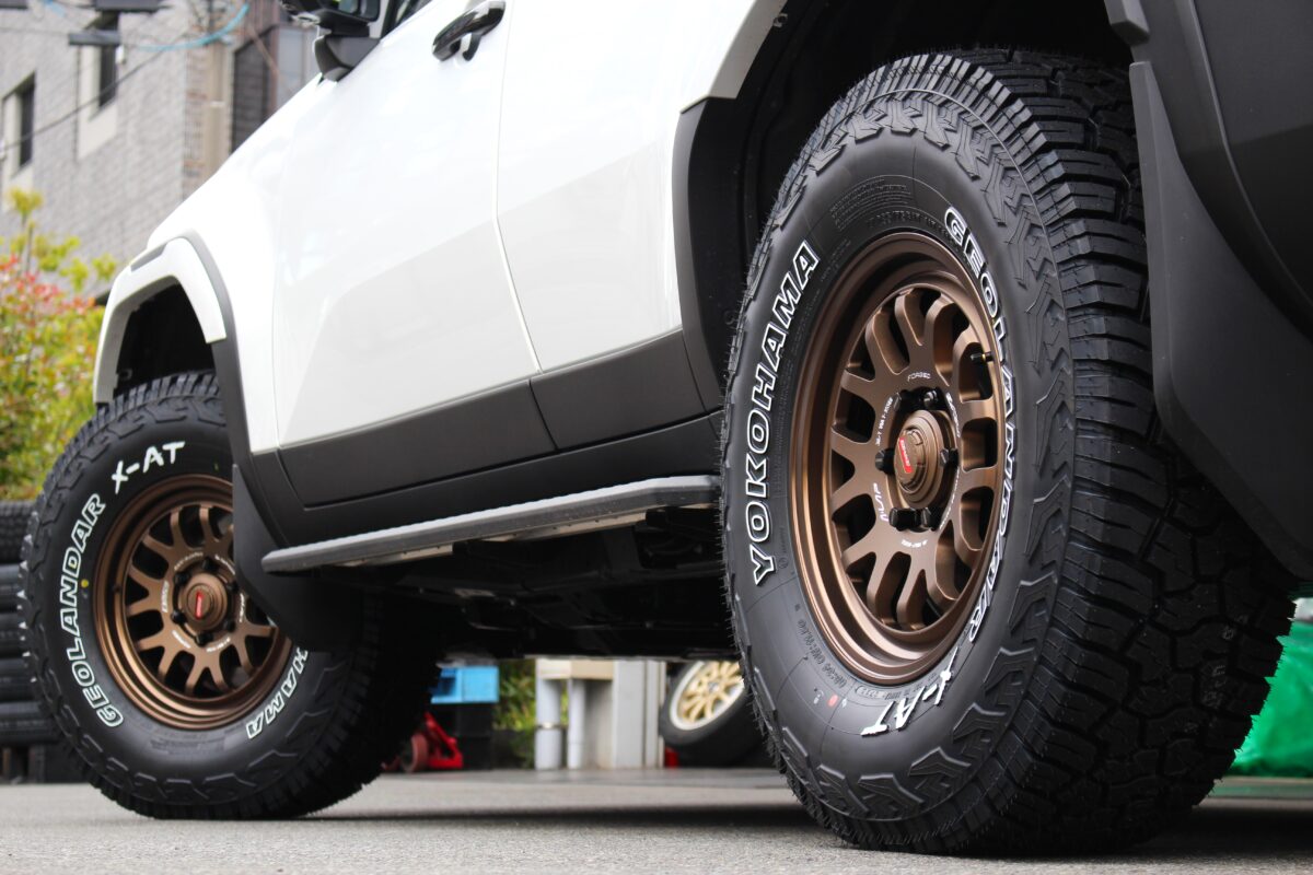 ランクル250にRAYS A LAP 07X 17インチ×285/75-17タイヤを装着