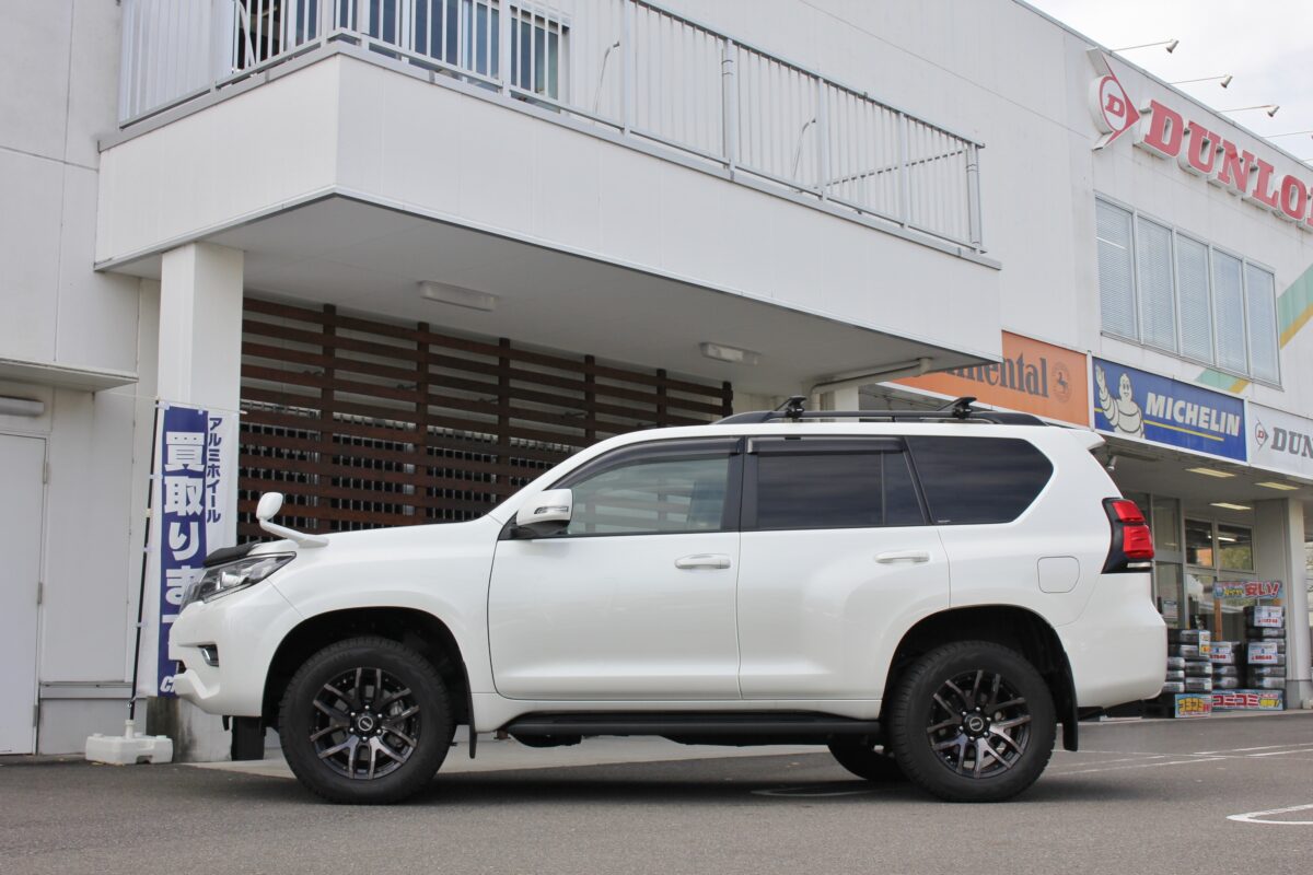 150プラドのリフトアップ！モトレージTERRAコイルスプリングを装着