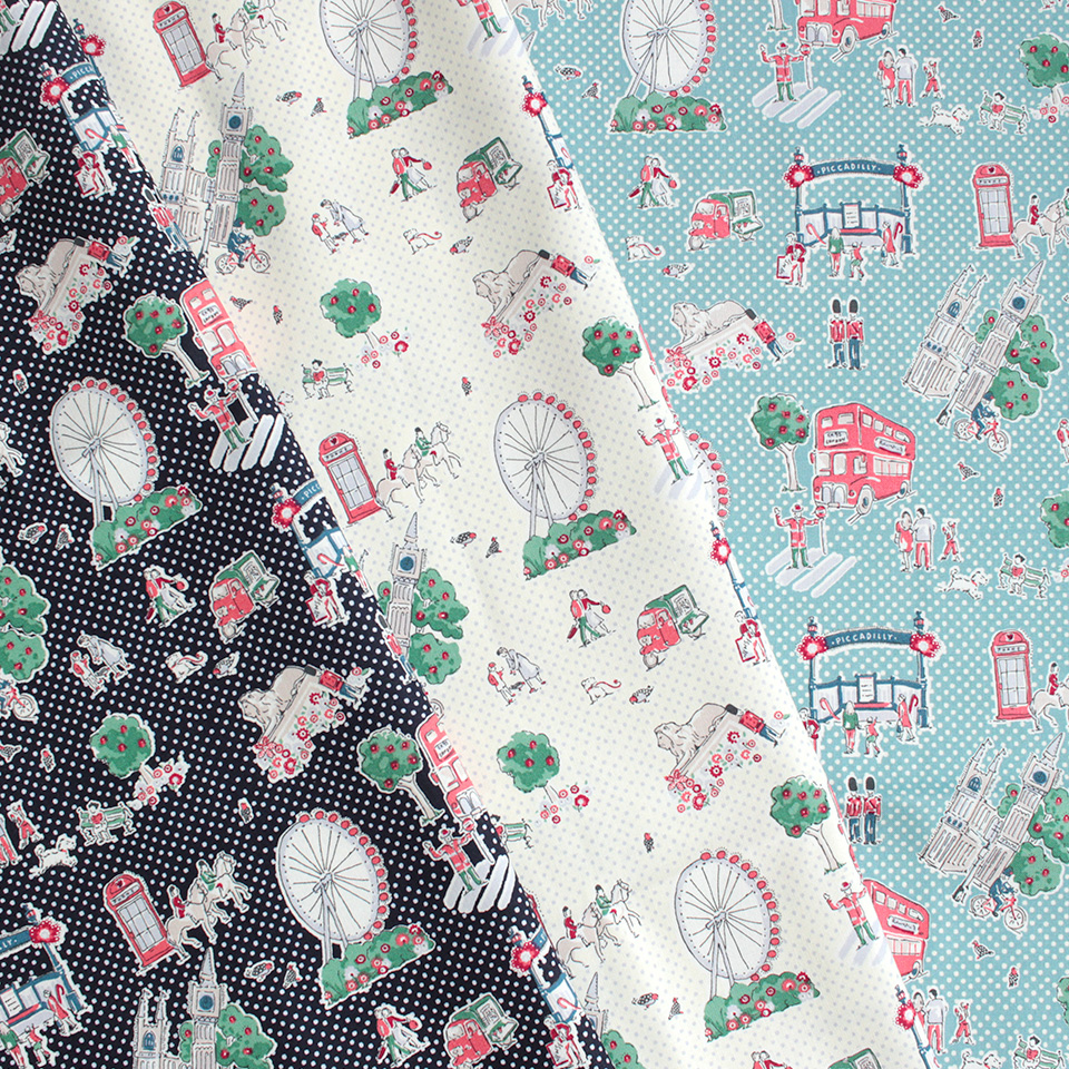 CathKidston（キャスキッドソン） シーチング生地／キャンバス生地 1m