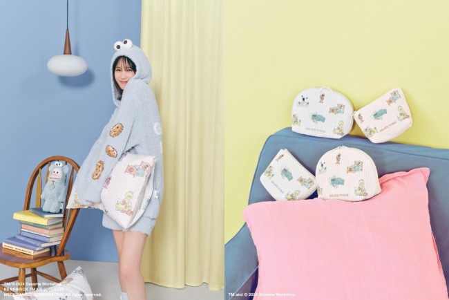 セサミストリート』×「ジェラピケ」コラボ第2弾！ 特別アート使用の