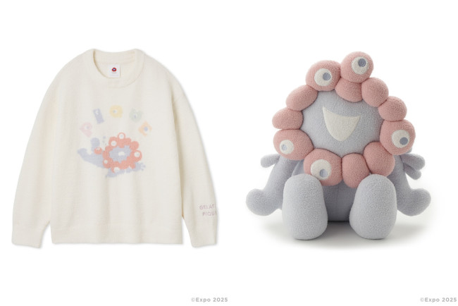 ミャクミャク×「ジェラピケ」がコラボ！ おやすみシーンに癒される