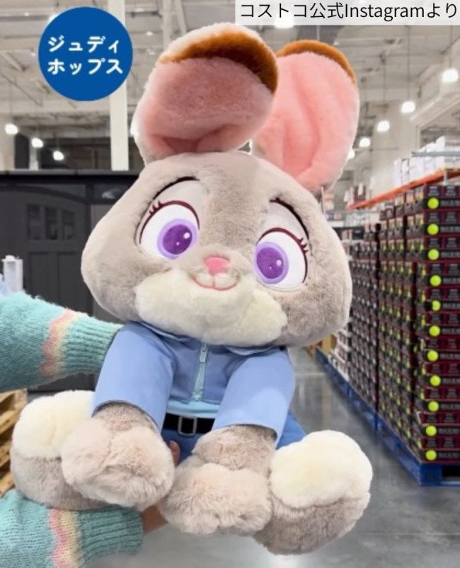 コストコに『ズートピア』巨大ぬいぐるみ登場！ 抱き心地抜群の約50cm