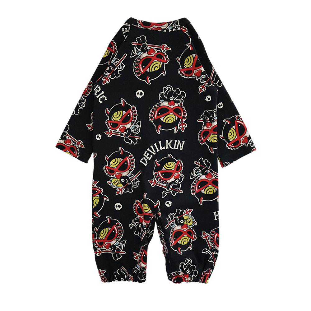 MY FIRST HYSTERIC DEVILKIN総柄 2WAYALL 14；ブラック系 サイズ；FREE