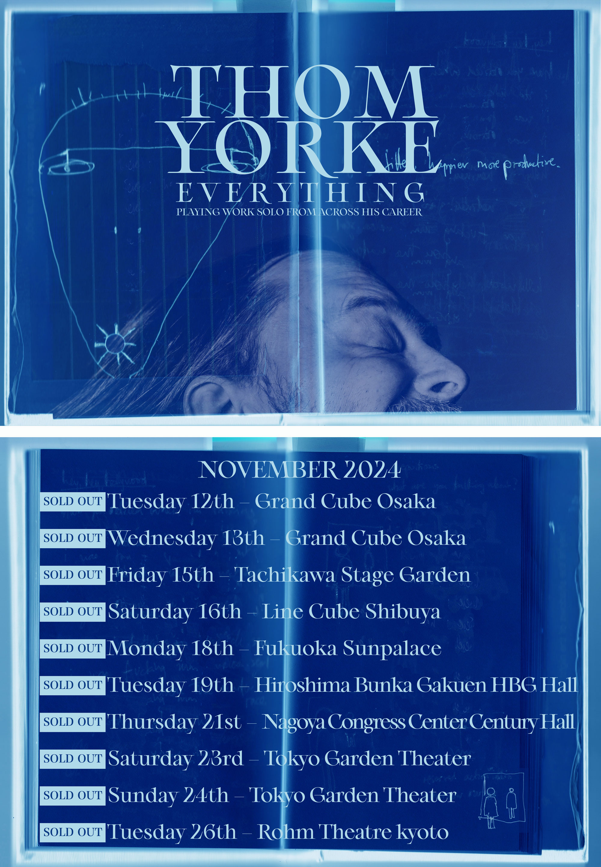 THOM YORKE (トム・ヨーク) everything (エヴリシング)｜2024年 来日