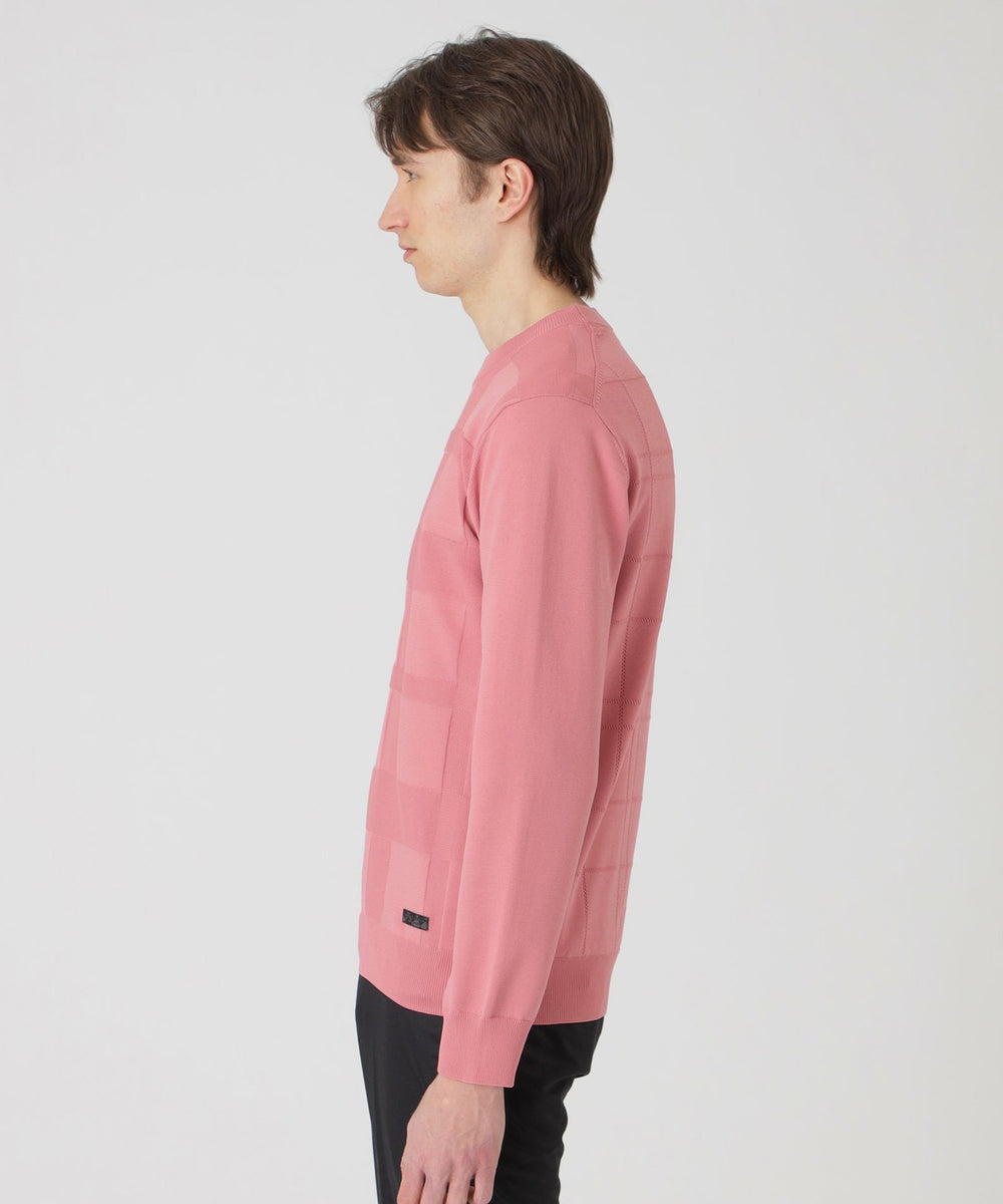 コンフィーシャドーチェックニット（ニットウェア）｜BLACK LABEL