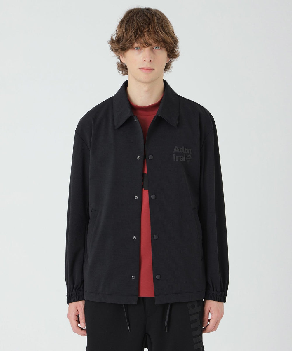 BLACK lab.×Admiral】バックグリッドトリコットコーチジャケット