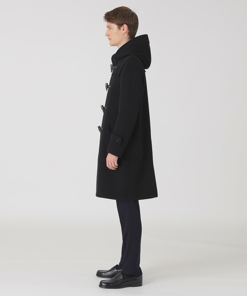10th ANNIVERSARY】エアリーメルトンダッフルコート（コート）｜BLACK