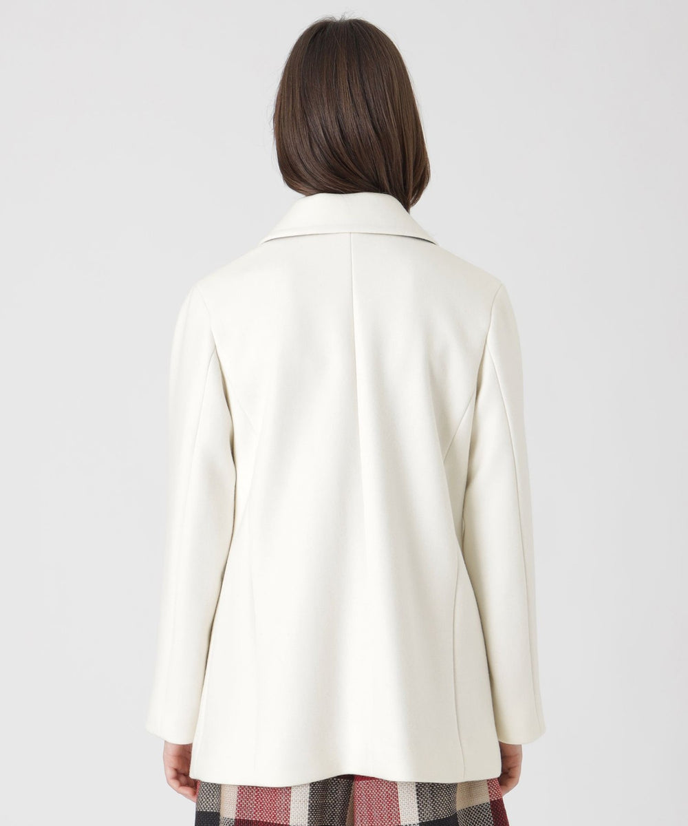 ツイルメルトンピーコート（コート）｜BLUE LABEL CRESTBRIDGE(ブルー