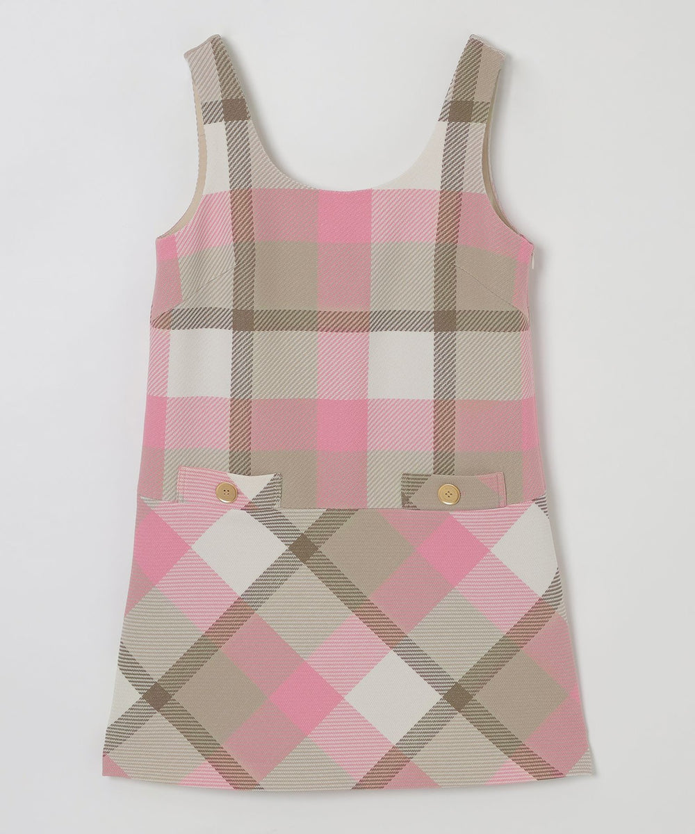一部店舗限定】クレストブリッジチェックツィードワンピース（ドレス