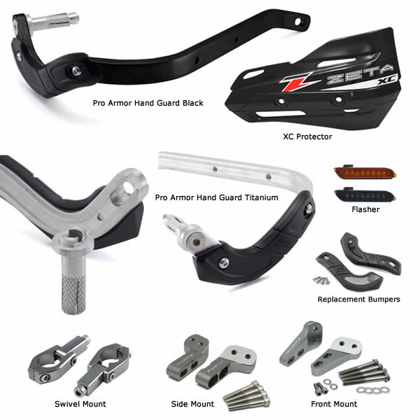 Zeta Pro Armor Hand Guards : CRF's Only