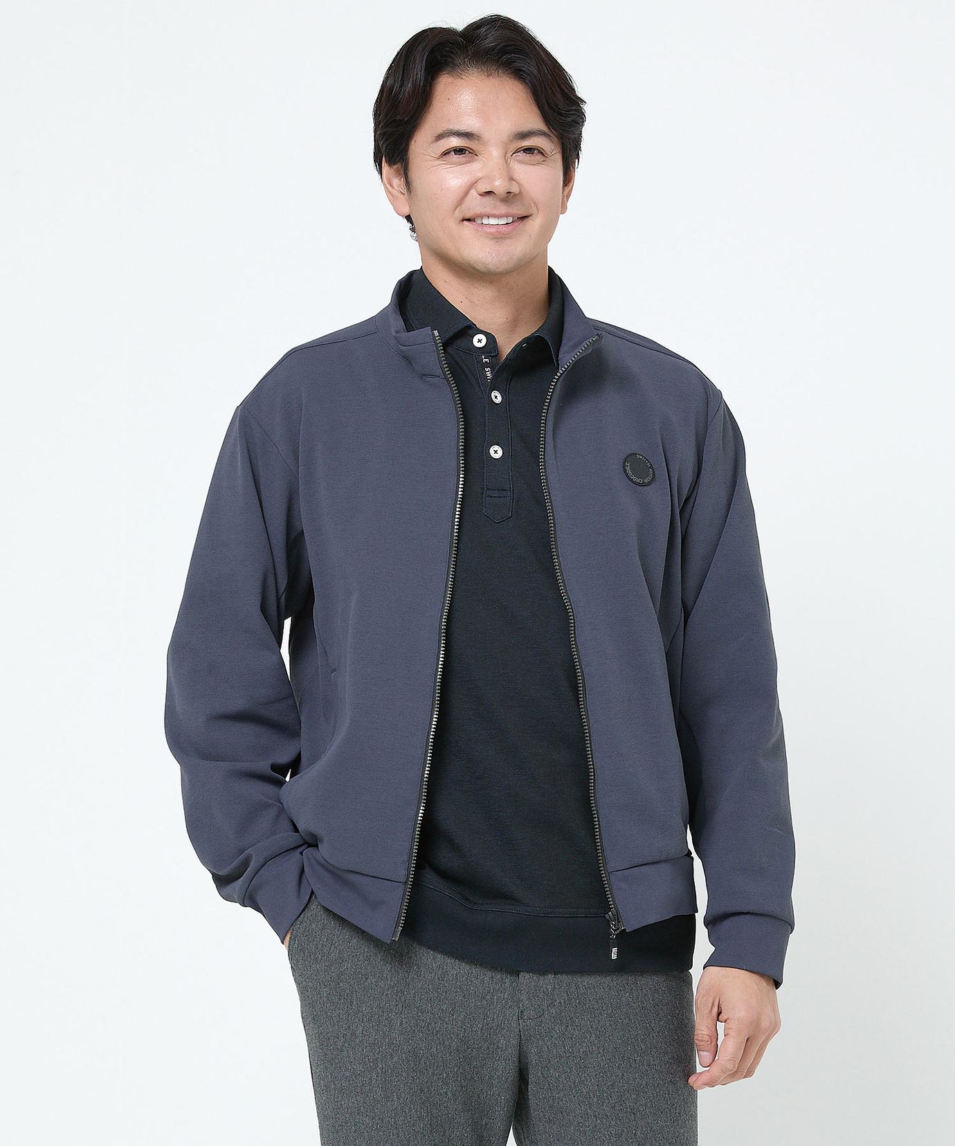 メンズ ジャージ素材 フルジップ ブルゾン通販 [1502-56274