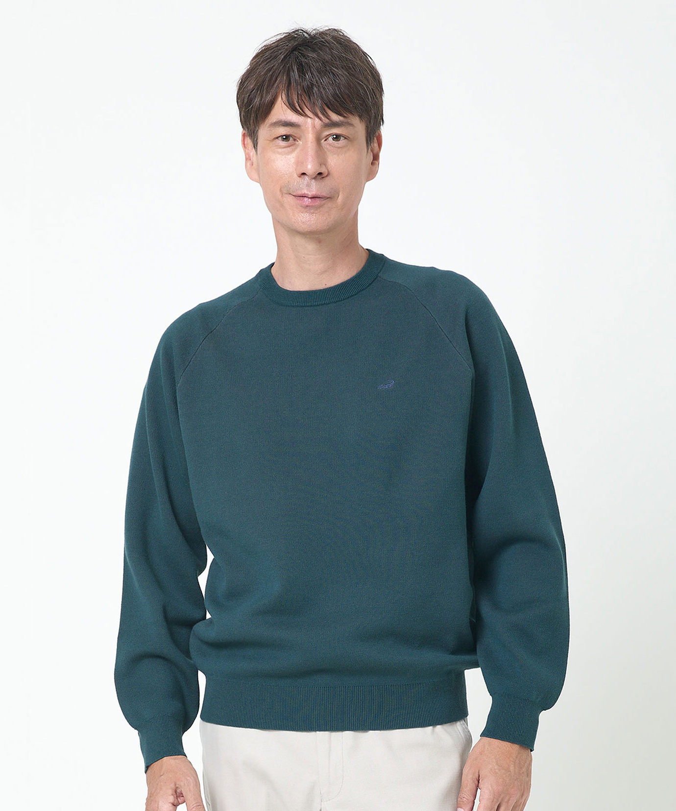 メンズ コットン クルーネック トレーナー【手洗いOK】通販 [1603