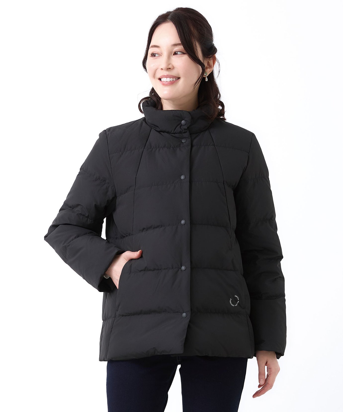 レディース スタンドカラー ダウンジャケット通販 [2004-58400