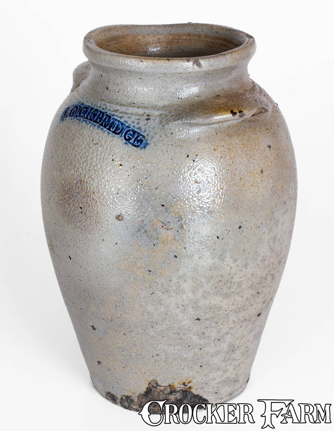 Fine ROCKBRIDGE (John Morgan, Rockbridge County, VA) Stoneware Jar