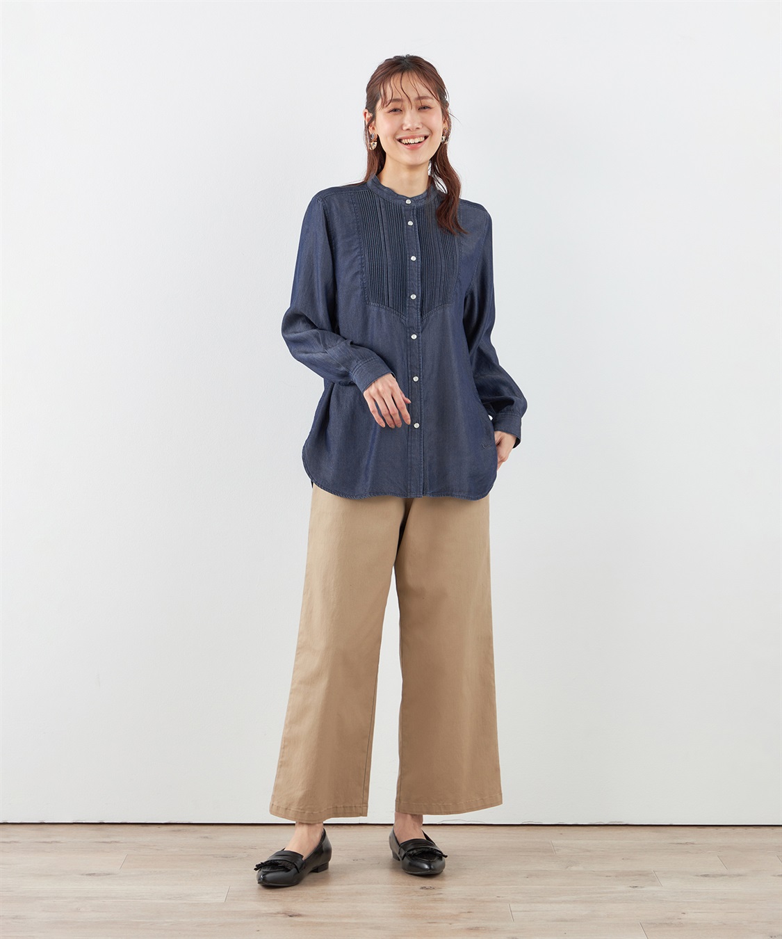 インゲボルグ テンセルデニムブラウス 最終値下げ テンセルデニム