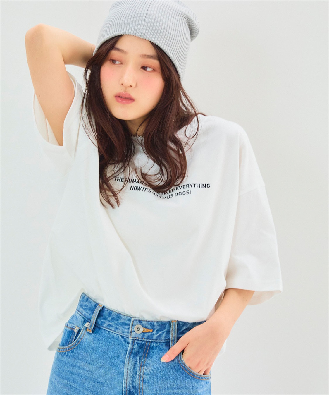 Disney/ディズニー】101匹わんちゃんバックデザインクルーネックT